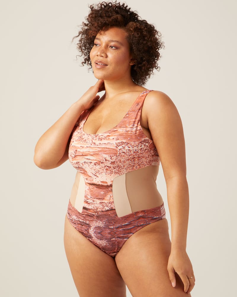 Front of plus size Shoreline One-Piece by Nomads Swimwear | Dia&Co | dia_product_style_image_id:154053